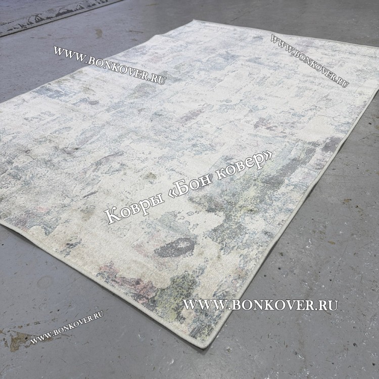 Бельгийский ковер из артшелка дизайн 107 Разноцветный